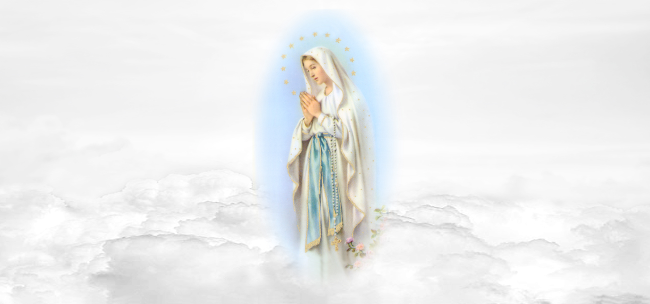 Lady of the Flowering Thorn Clouds White